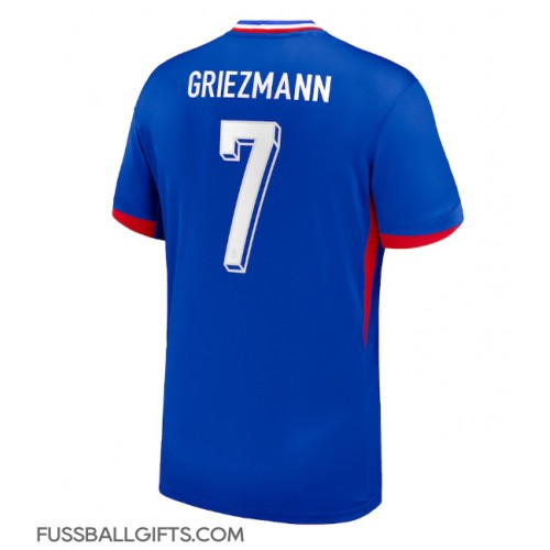 Frankreich Antoine Griezmann #7 Fußballbekleidung Heimtrikot EM 2024 Kurzarm